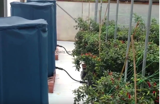 750-5250L Irrigation Flexitank Foldable Garden Rain Barrel Hydroponics Flexible Water Tank