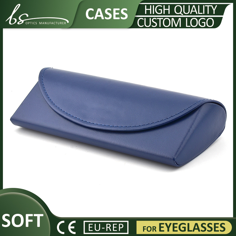 Wholesale Optical Soft Leather Eyewear Glasses Case for Packaging Holder