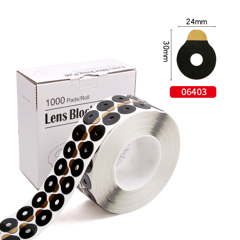 Super Black Lens Blocking Pads for Hydrophobic Lenses