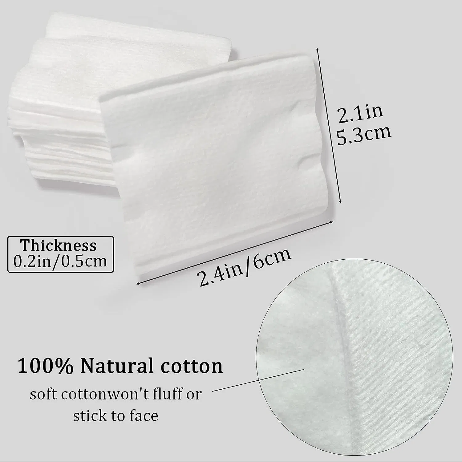 Premium Organic Cotton Makeup Remover Pads for Gentle Cleansing
