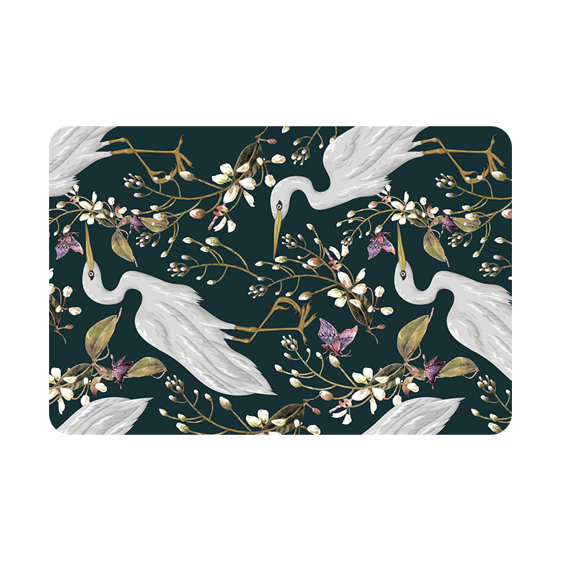 Custom Logo Multifunctional Door Mat Anti Skid Natural Rubber Diatomite Bathroom Rug