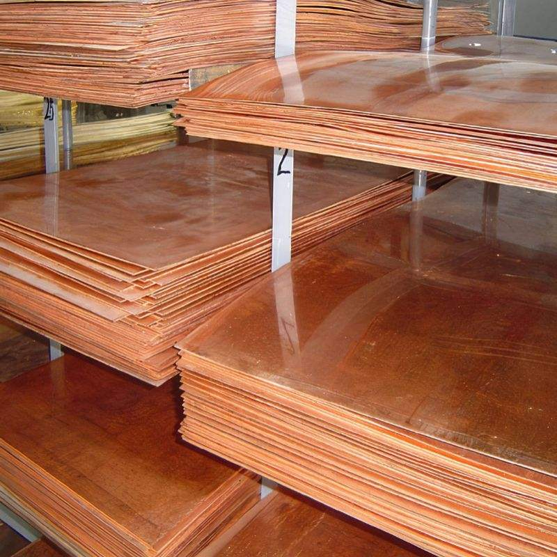 Cathode Copper Sheet High Purity 99.97% 4FT X 8 FT C10100 C10200 C10300 Copper Plate