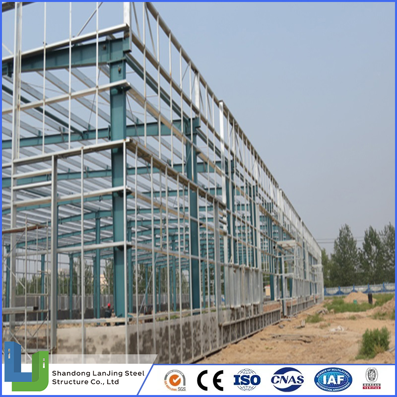Wind-Resistant Fireproof Pre-Engineered Steel Structure Construction Building Shopping Mall with Insulated Sandwich Panel