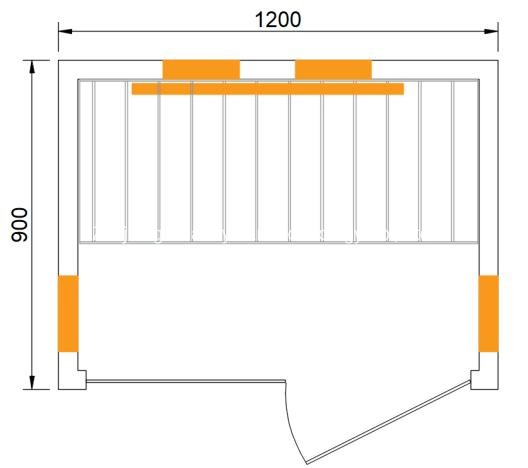 Инфракрасная сауна для двоих Healthystar