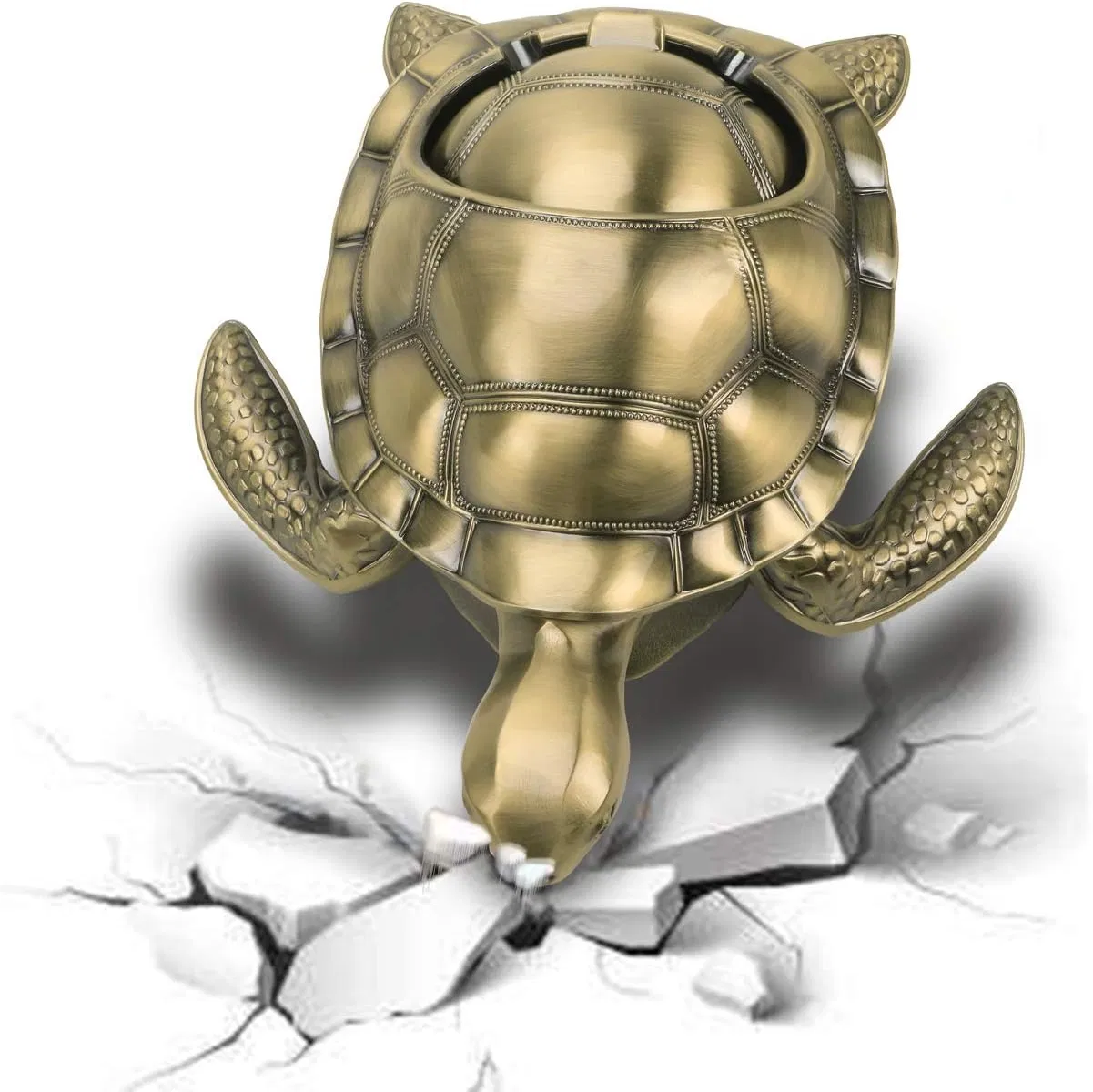 Crafted Elephant Animal Styles Design Classical Ashtray Bowl Gift Item Home Decor