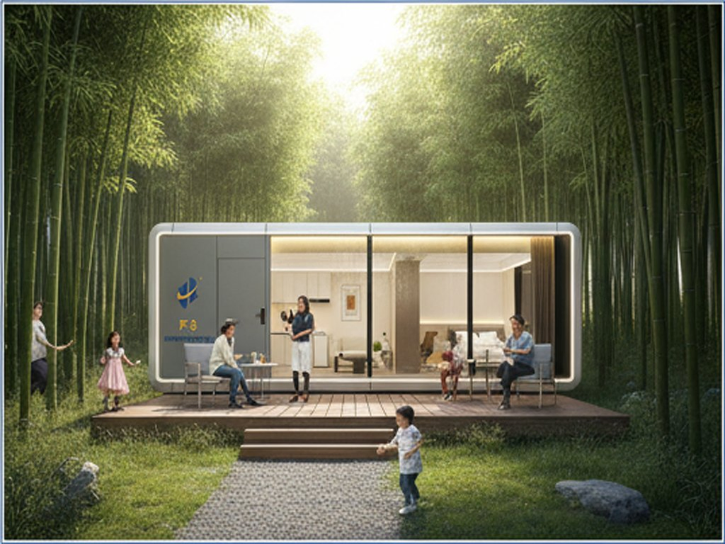 2025 Hot Sale Eco-Friendly Lightweight Capsule House for Tourist Camping