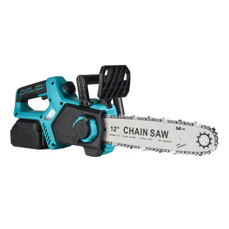 12inch Lithium Battery Cordless Chain Saw Top Handle Chainsaw with Electric Brake Auto Oiling LCD Display Chainsaw Wood Cutting