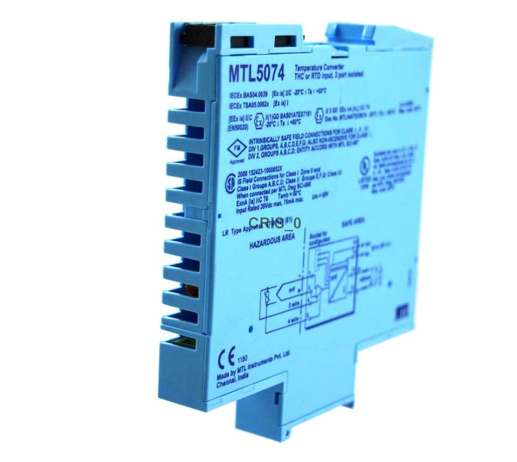 Mtl5074 Temperature Converter Safety Module