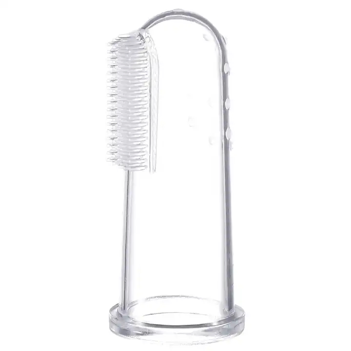 Wholesale OEM Reusable Liquid Silicone Baby Finger Brush Toothbrush for Kids