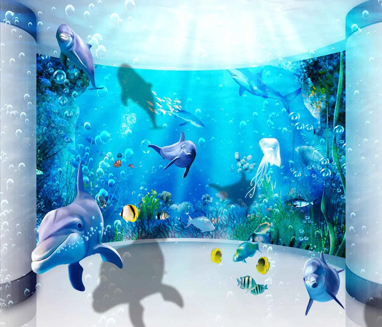 3D Injecting Painting Tiles for Your Home Decoration