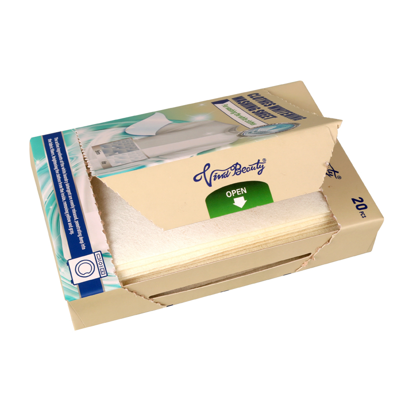 Eco-Friendly Square Laundry Whitening Detergent Sheets with Customised Packaging
