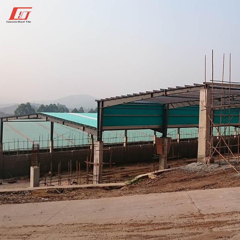 1.2-3.0mm UPVC / ASA UPVC Plastic Roofing Sheet 10-25years Guarantee UV Protect Roof Tile