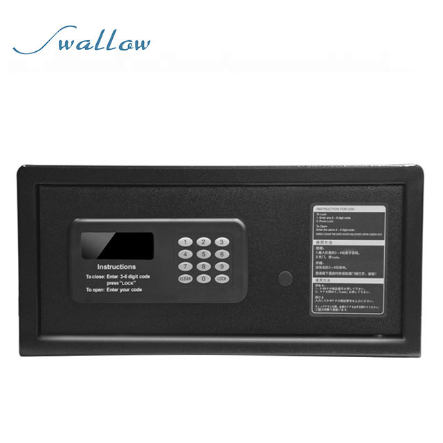 Security Safe Box-Electronic Digital Safe with Keypad and 2 Manual Override Keys-Swallow