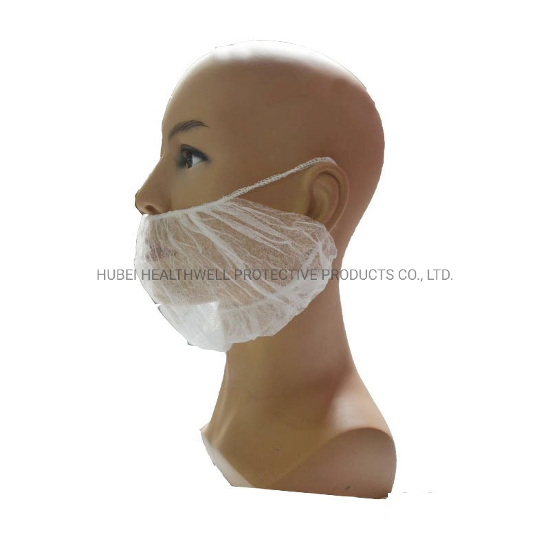 Disposable Polypropylene Beard Cap Covering with Single Loop