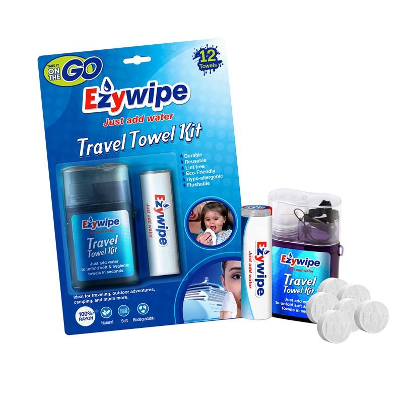 Eco-Friendly Compressed Towel Tablets for Travel and Outdoor Use