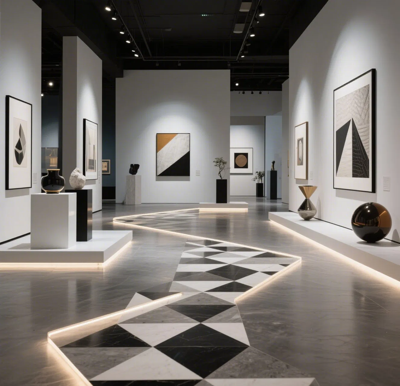 Aluminum Mosaic Tiles with Mirror Surface for Hotel Bathroom Walls