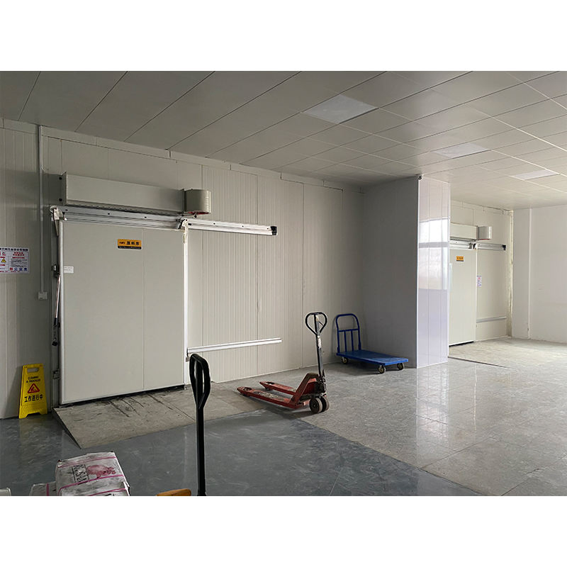 100/150mm Cold Room Door for Walk in Freezer Cooler, 1.5*2m Stainless Steel Sliding Door, Cold Room Sliding Door