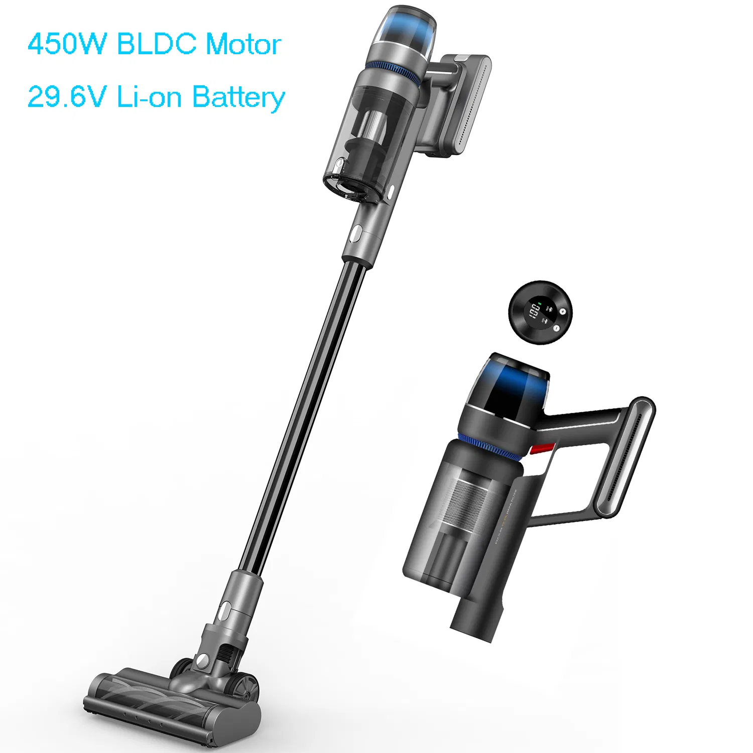 Household Self-Cleaning Cordless Floor Scrubber Car Vacuum Cleaner