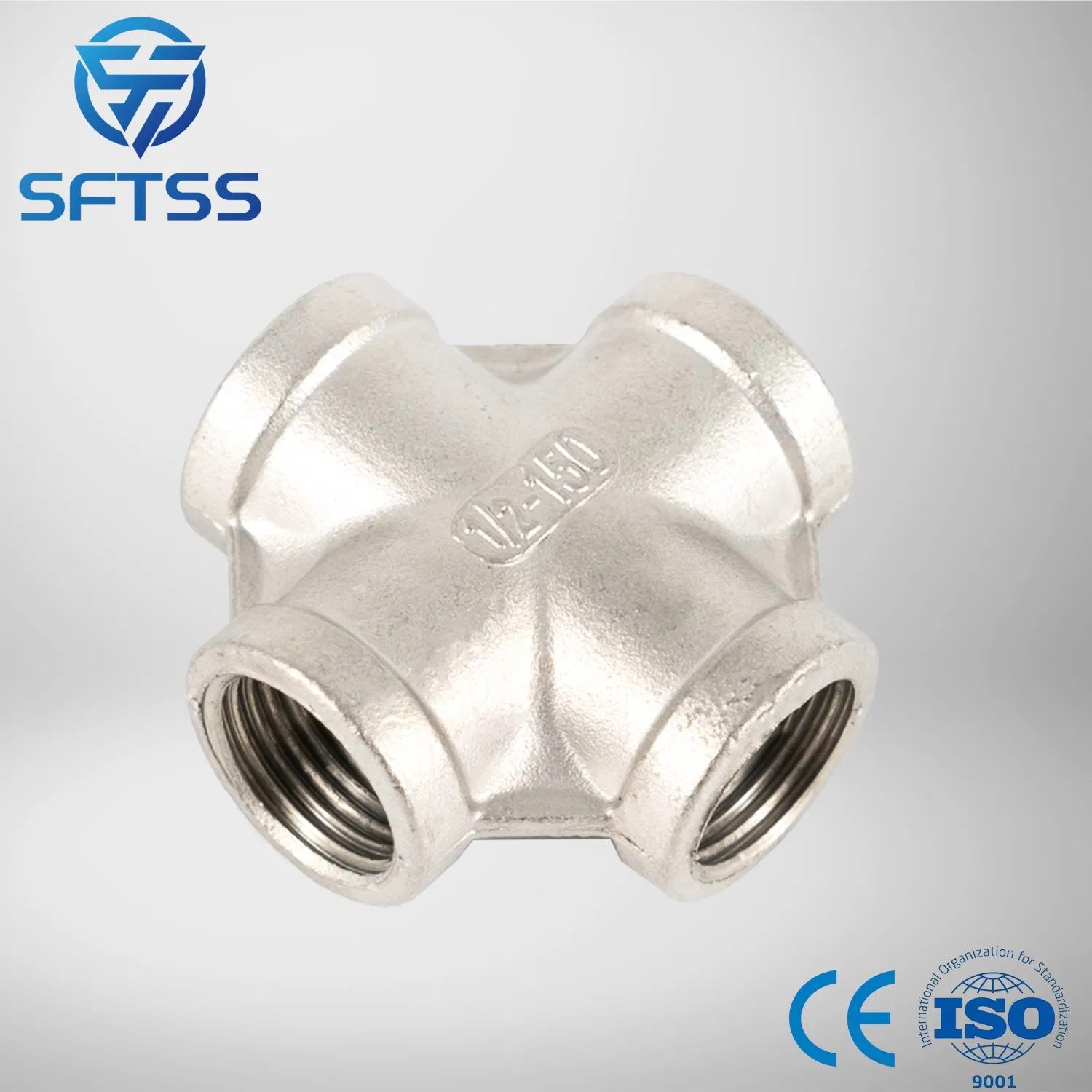 Premium Stainless Steel Cross Connector with Female End for Durability