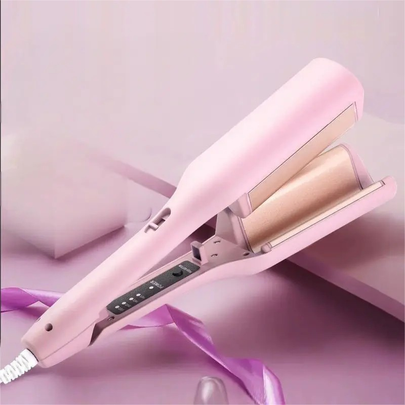 32mm Ionic Deep Hair Waver Styling Tool Gentle Heat French Egg Roll Curling Iron for Soft Waves & Voluminous Curls