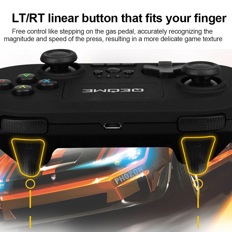 Factory Wireless Bt Gaming Button Gamepad Joystick Video Console Game Controller with Vibration Function
