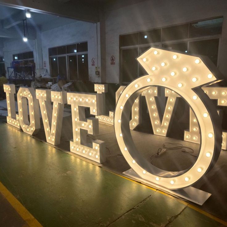 Custom Marquee Letters Light up Alphabet LED Signs-48 in