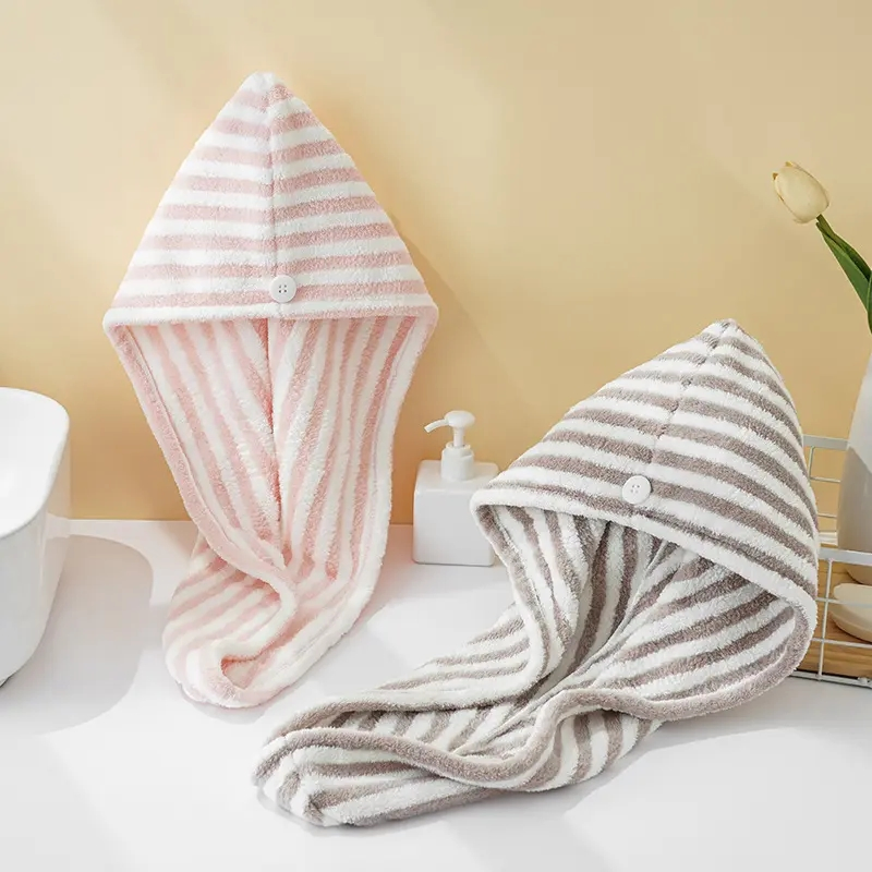 Hair Drying Hat Absorbent Quick-Drying Shower Cap