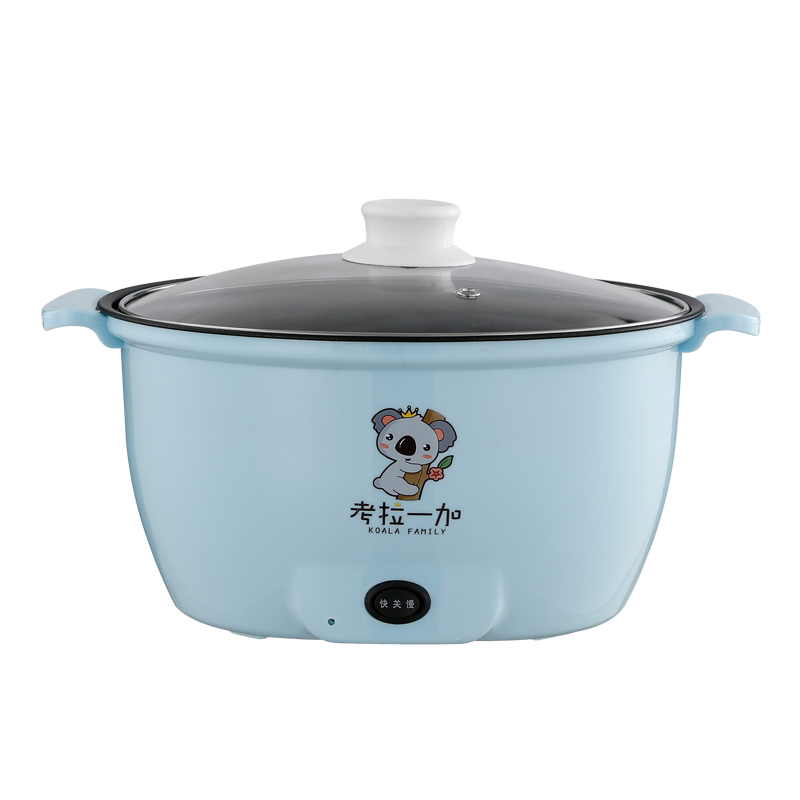 Compact Electric Hot Pot Non-Stick Electric Cooker Pot for Home, Office & Dormitory Use - Portable Small Size Electric Cooker