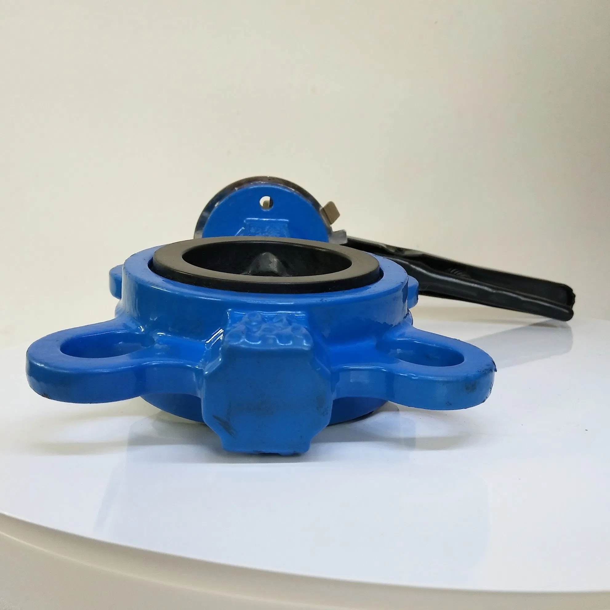 Pn16 Lever Handle Ductile Iron Body EPDM Wafer Butterfly Valve