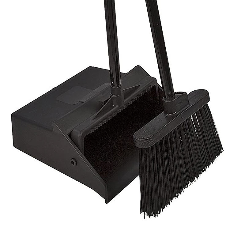 Long Handle Broom with Dustpan Combo Set Windproof Dustpan and Broom Set