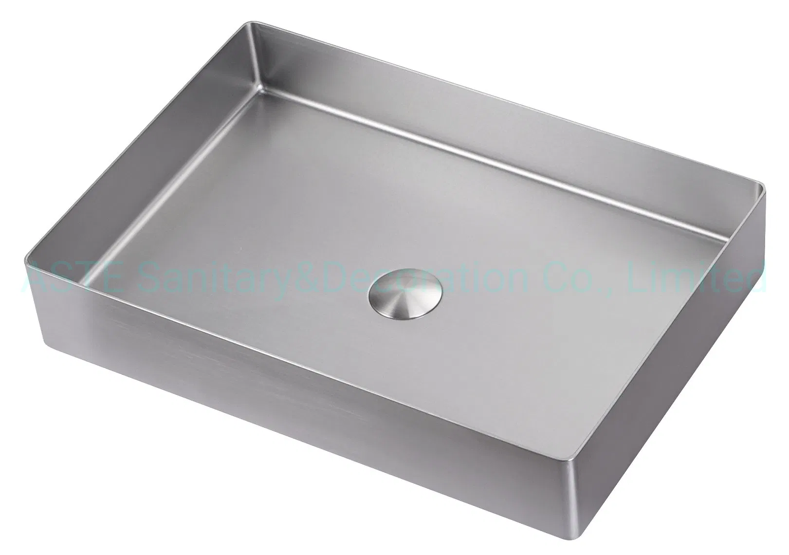 55× 38cm Handcrafted Handmade Top Mount Bathroom Rest Room Stainless Steel PVD Finish Wash Basin Hbm5538