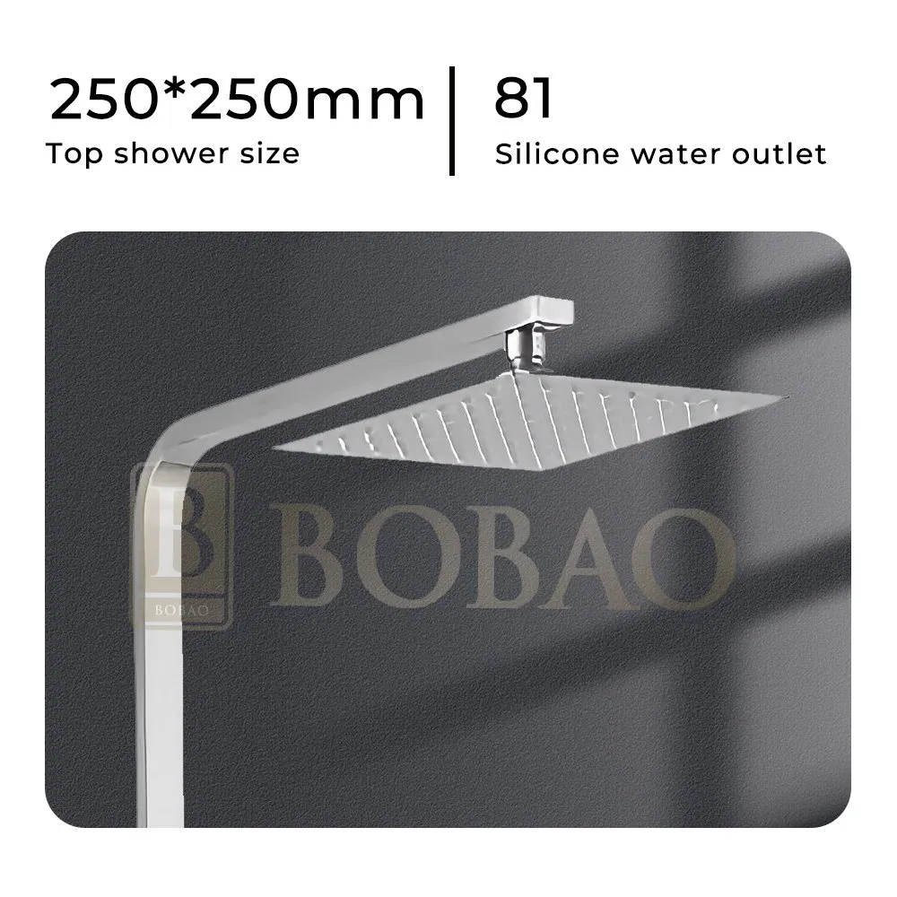 Modern Bathroom Shower Faucet Mixer Tap for Stylish Interiors