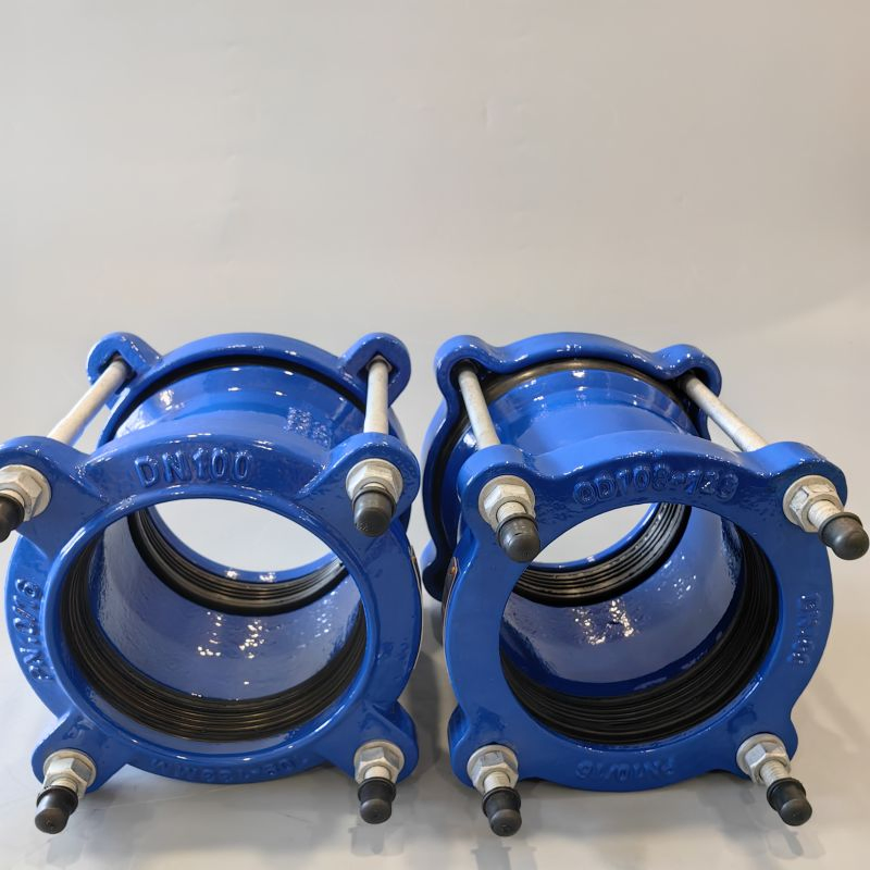 High Quality ISO2531 Ductile Cast Iron Pipe Fittings Epoxy Wide Range Flange Adaptor