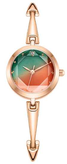 Classical Rose Gold Colorful Dial Private Labeling Logo Women Watches