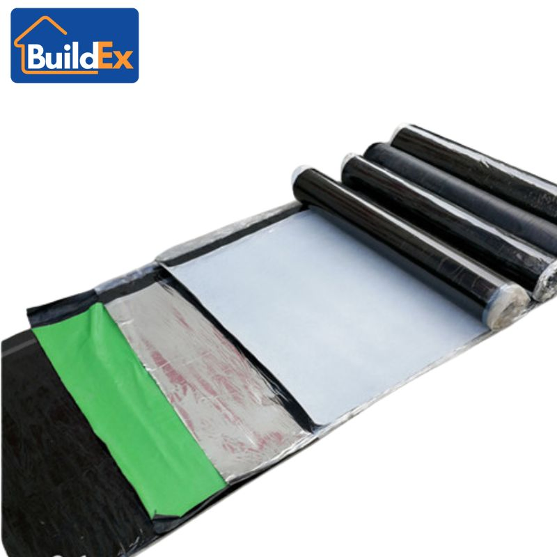 Self-Adhesive Modified Asphalt Waterproof Membrane with Strong UV Resistance Roof Construction Waterproofing Material
