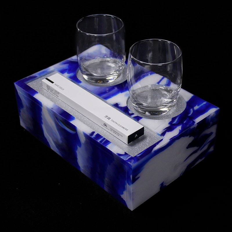 Hotel Inn Washing Room Toothpaste Toothbrush Combing High-Grade Plexiglass Acrylic Amenities Box