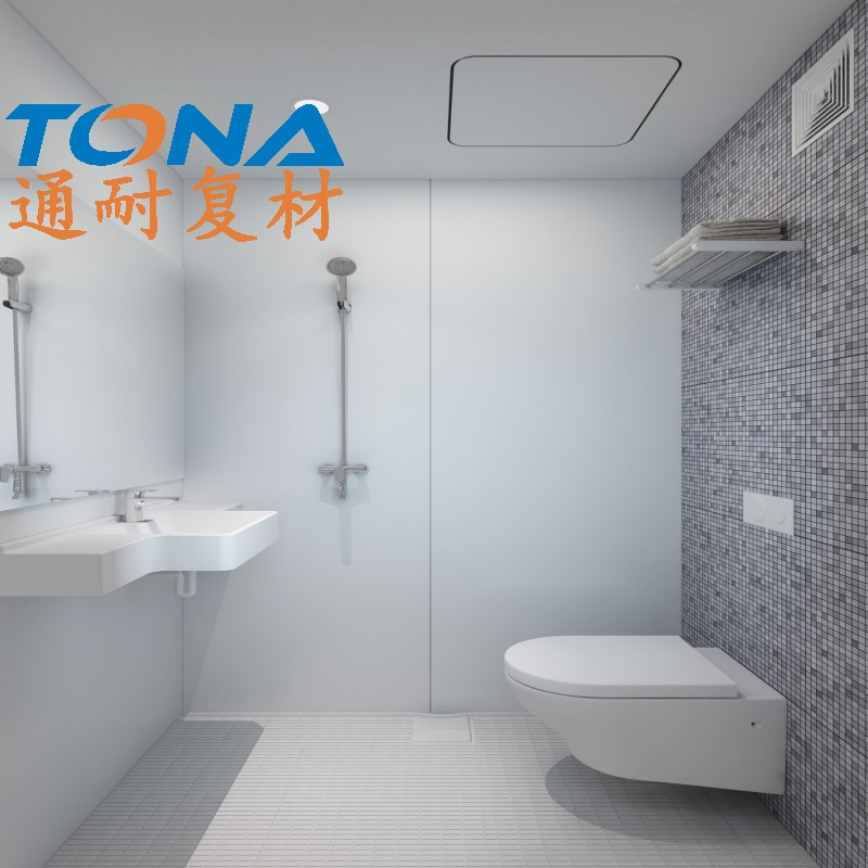 Hubei Tongnai SMC Complete Bathroom Set with Integrated DDP Cabinets