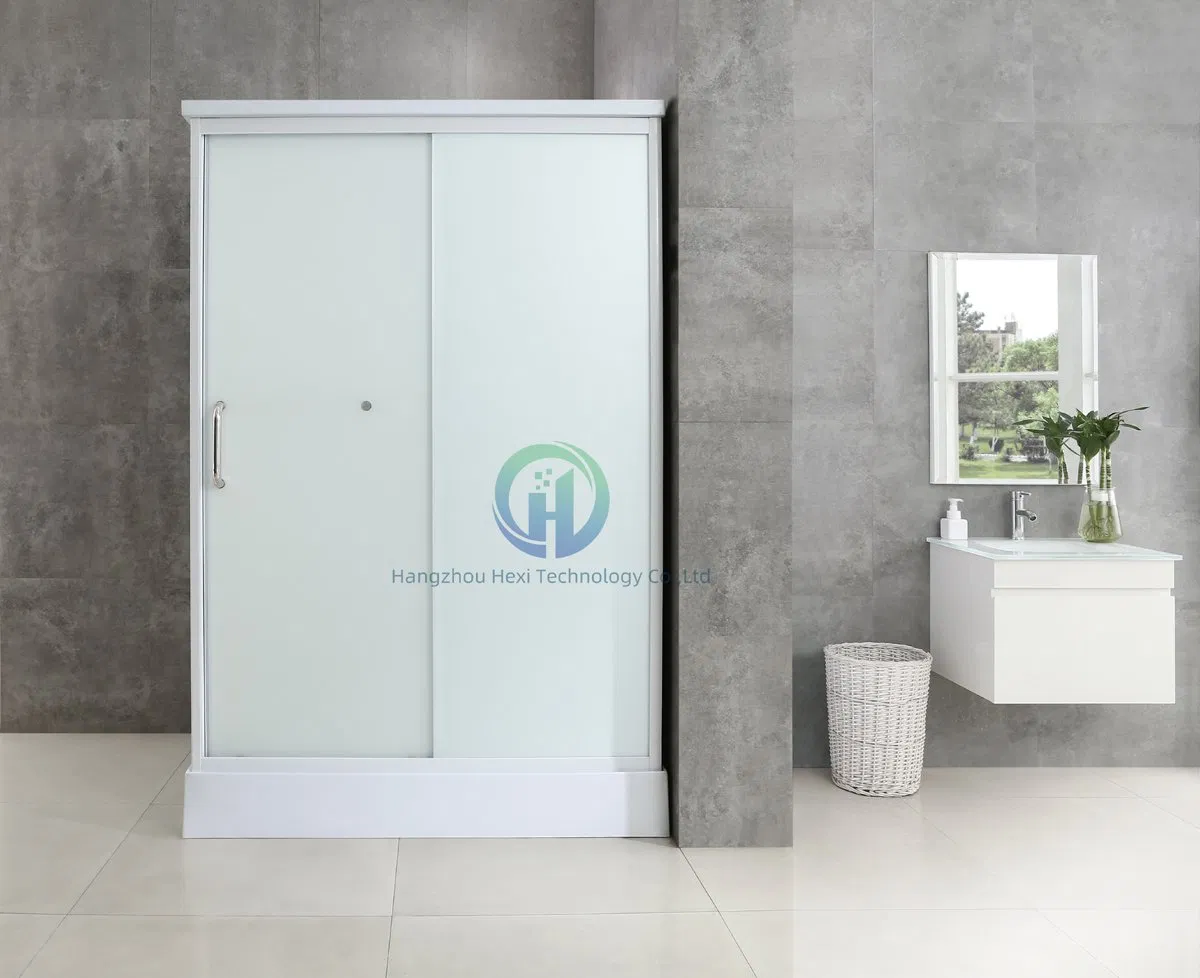 Complete Shower Unit Prefabricated Portable Glass Door Hotel Building Design Modular Luxury Prefab Bathroom Pod with