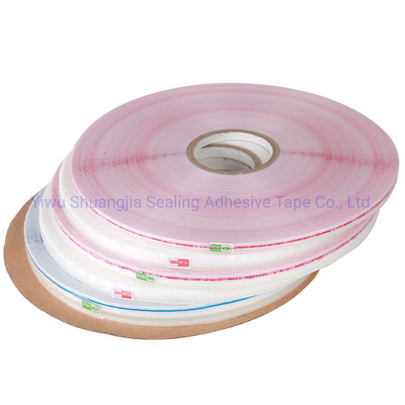 Sunjia PE Resealable Adhesive Sealing Tape for BOPP Bags