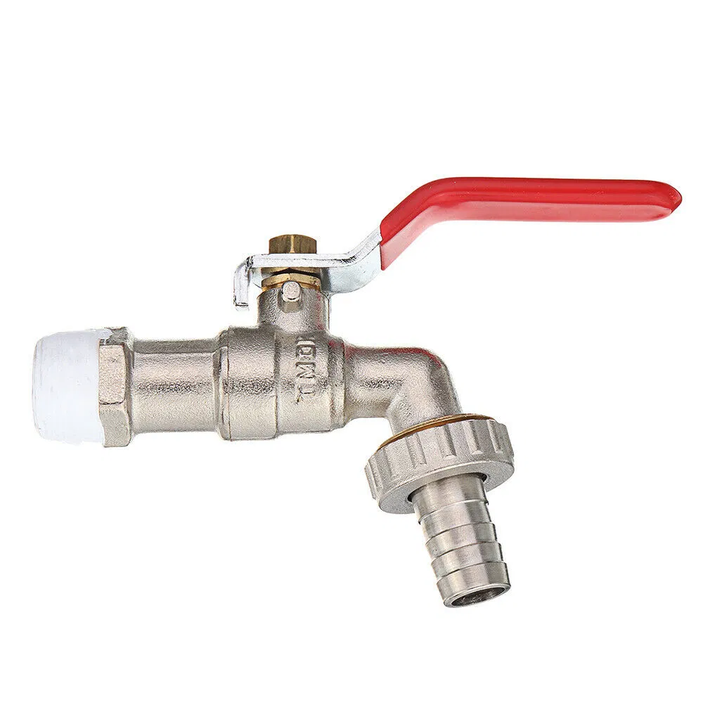 IBC Tote Tank Drain Adapter Threaded Cap Lid Garden Hose Connector 3/4" Tap Faucet