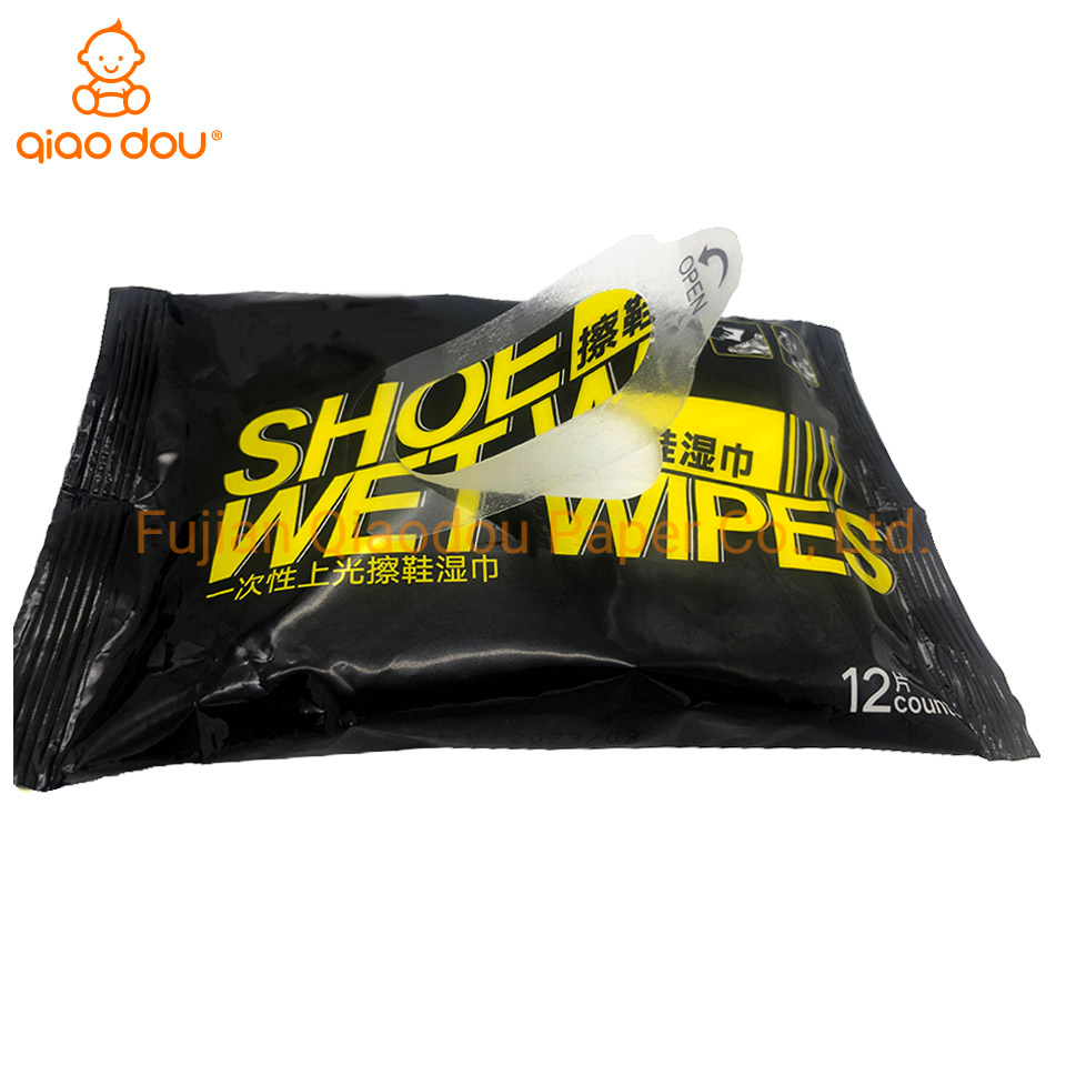 Direct Factory Supplier Disposable Quick Cleaning Wet Wipes for Shoe