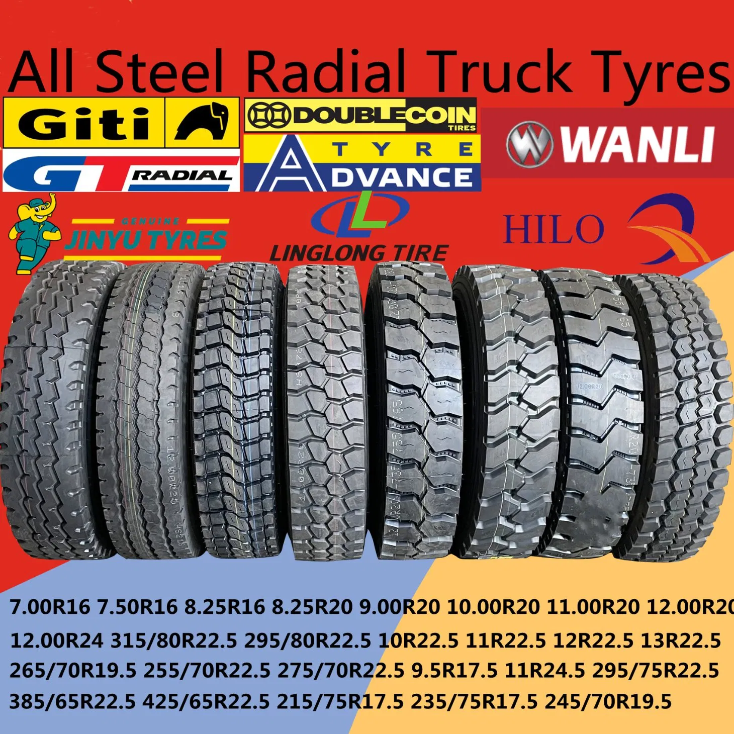 Шины грузовые Sailun TBR/OTR Chaoyang Roadone Doupro Annaite Forever