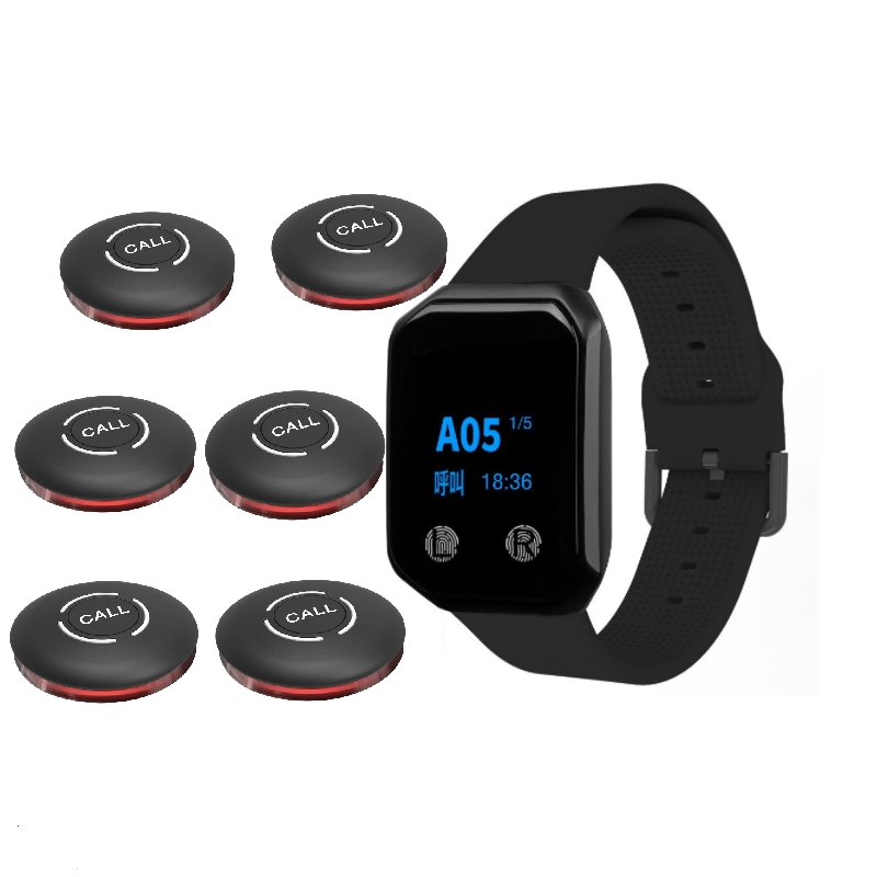 Waiter Watch Pager System for Restaurant, Cafe