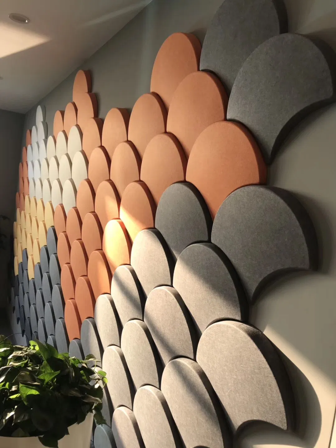 Ginkgo Biloba 3D Polyester Acoustic Panel