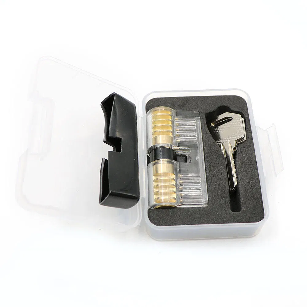 Clear Padlock Waterproof Locksmith Training Transparent Practice Padlock