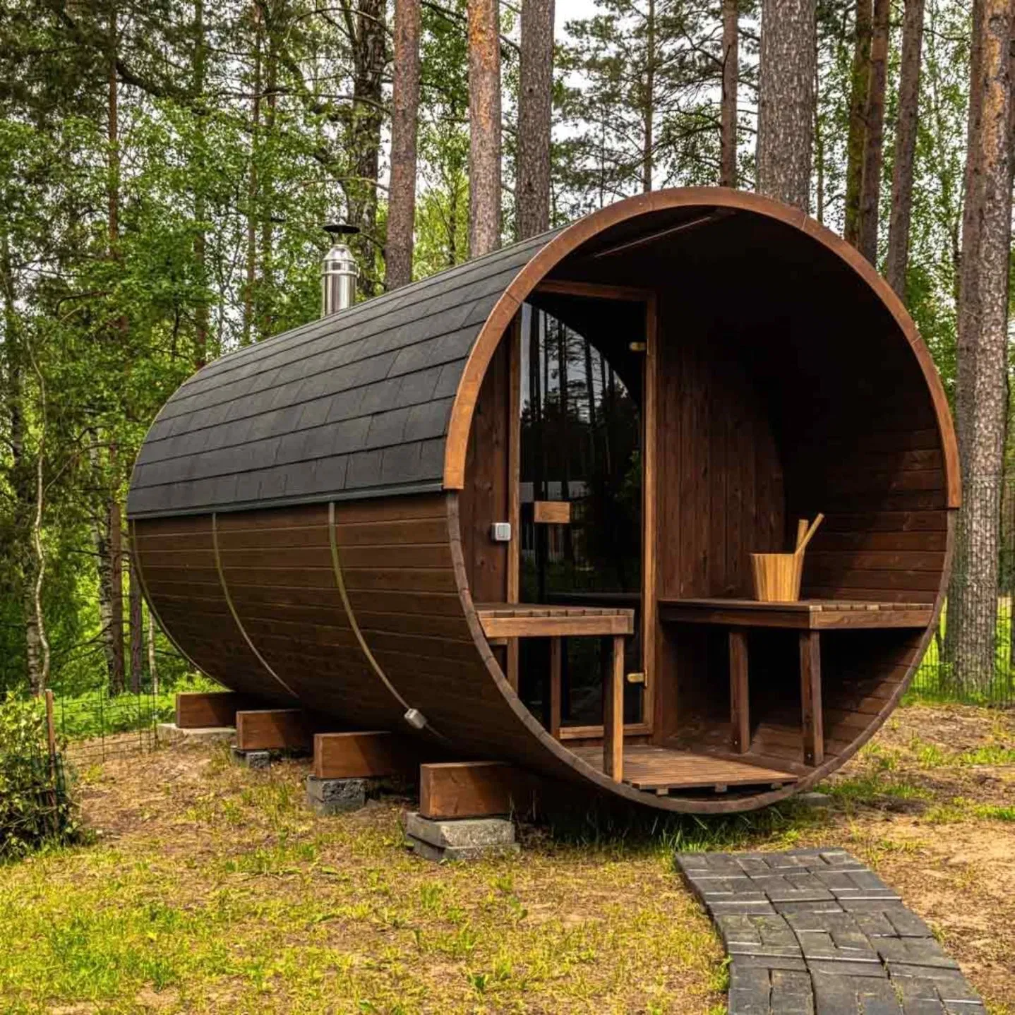 Инфракрасная сауна Boda Outdoor с хромотерапией