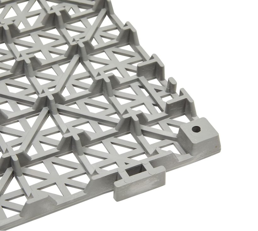 Модульный противоскользящий коврик для влажных помещений