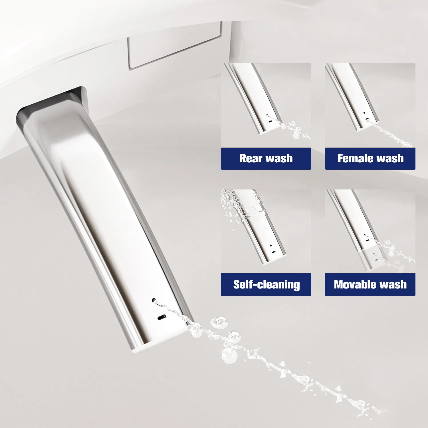 Touchless Intelligent Luxury Sanitary Ware Wc Automatic Flush Bathroom Smart Toilet