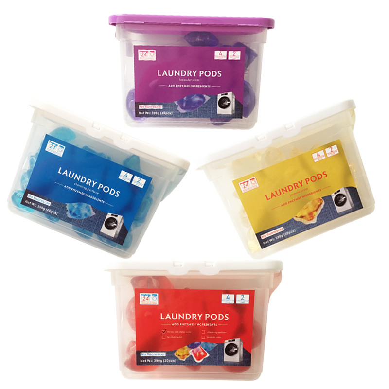 OEM Super Concentrated 2 in 1 Three in One Easy Remove Clothes Deep Stains Cleaning Ability Strong Fabric Liquid Capsule Detergent Laundry Pods