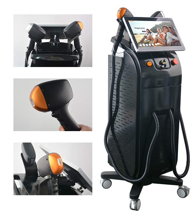 High Quality Diode Laser 755nm 808nm 1064nm Titanium Platinum Triple Wavelength Hair Removal Therapy Skin Rejuvenation Machine